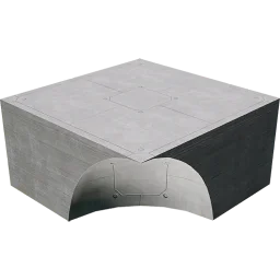 Innere Quarterpipe-Ecke (Invertiert)