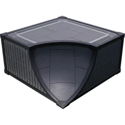 Inner Corner Quarter Pipe