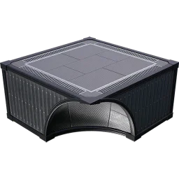 Innere Quarterpipe-Ecke (Invertiert)