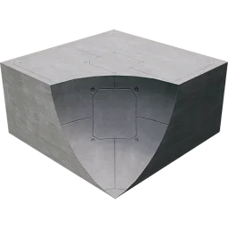 Inner Corner Quarter Pipe