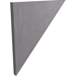 Inverted Ramp Wall (8 m) (Concrete)