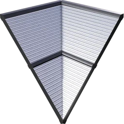 Tilted Concave Wall (8 m)