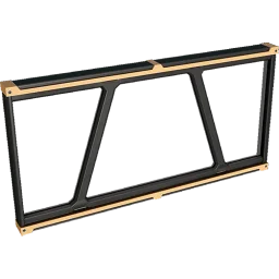 Winkelrahmen-Fensterwand
