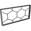 Honeycomb Frame Window